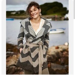 Anthropologie Field and Flower belted cardigan